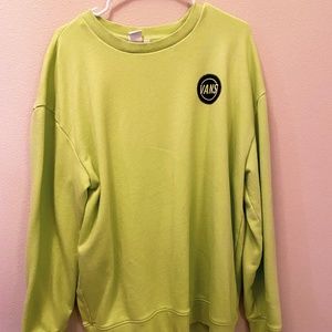 VANS Neon Green Oversized Sweater